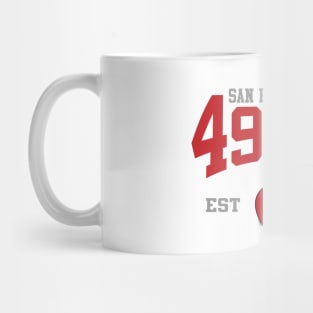 Retro San Francisco Football Mug